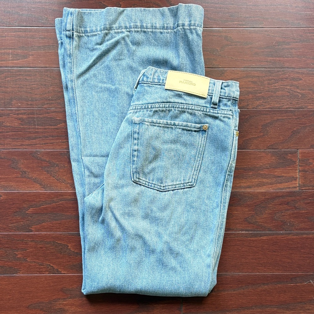 7 For All Mankind Tailorless Denim Lustre Modern Dojo Jeans - Trendsetter Sz 26